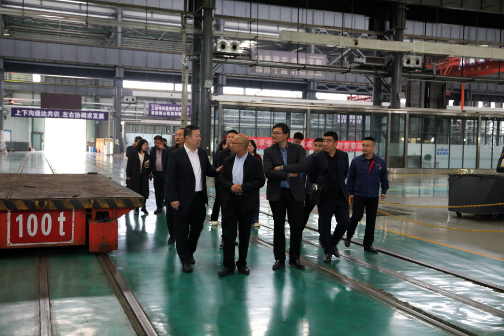 Zhejiang entrepreneur inspection team visits and inspects Gansu Spark